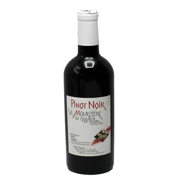 Cave Caloz Swiss Pinot Noir 2019 La Mourziere Vineyard cave caloz swiss pinot noir 20 0 1753344315 - BOTTLEBARRN