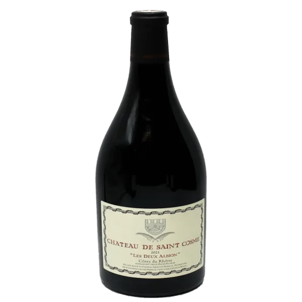 Chateau Saint Cosme Les Deux Albion Cotes du Rhone 2021 Magnum chateau saint cosme les deux a 0 1753345111 - BOTTLEBARRN