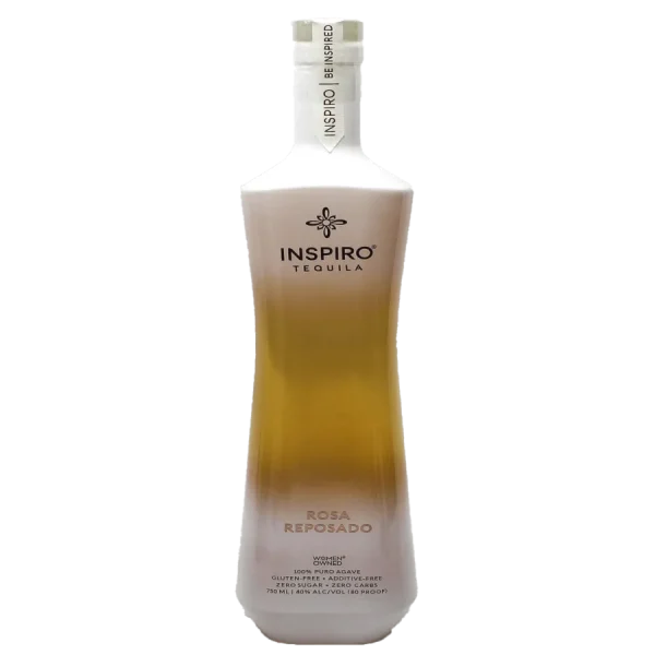 Inspiro Rosa Aged Reposado Tequila - Smooth 750ml Bottle inspiro rosa aged reposado teq 0 1753345455 - BOTTLEBARRN