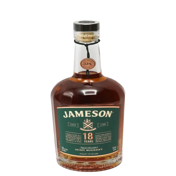 Jameson 18 Year Irish Whiskey - Premium 750ml Bottle jameson 18 year irish whiskey 0 1753343876 - BOTTLEBARRN