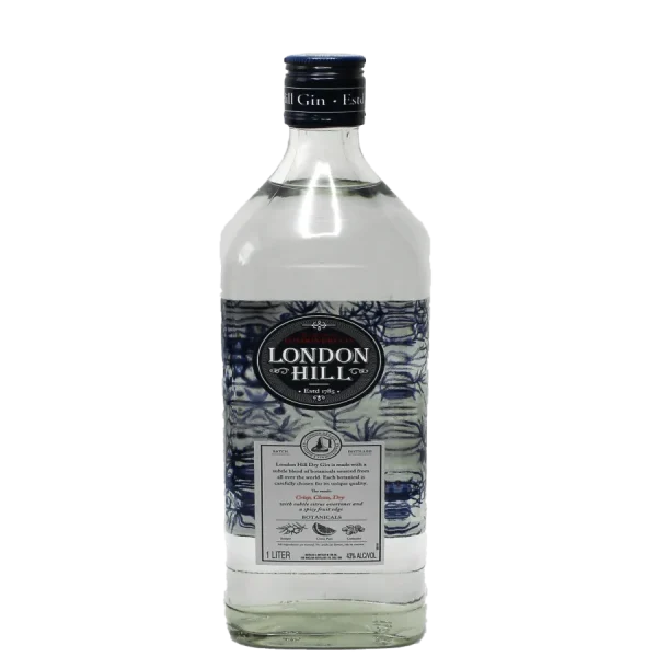 London Hill Premium British Dry Gin 1L Bottle london hill premium british dr 0 1753345021 - BOTTLEBARRN