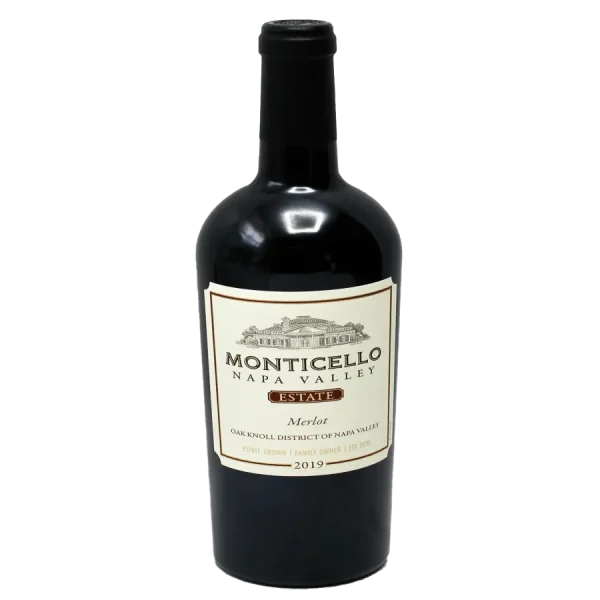Monticello Estate 2019 Vintage Merlot Red Wine - Exquisite Taste monticello estate 2019 vintage 0 1753345148 - BOTTLEBARRN