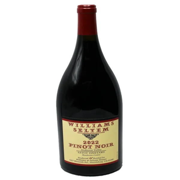Premium 2022 Williams Selyem Savoy Vineyard Pinot Noir Magnum | 96pts WE, 94pts WS premium 2022 williams selyem s 0 1753345466 - BOTTLEBARRN