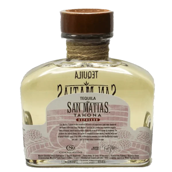 San Matias Reposado Tequila - Traditional Tahona Press Aged 750ml san matias reposado tequila tr 0 1753345534 - BOTTLEBARRN