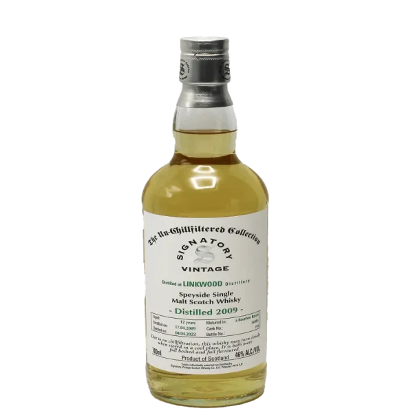 Signatory Vintage 2009 Linkwood Single Malt Scotch - 700ml Bottle signatory vintage 2009 linkwoo 0 1753344611 - BOTTLEBARRN