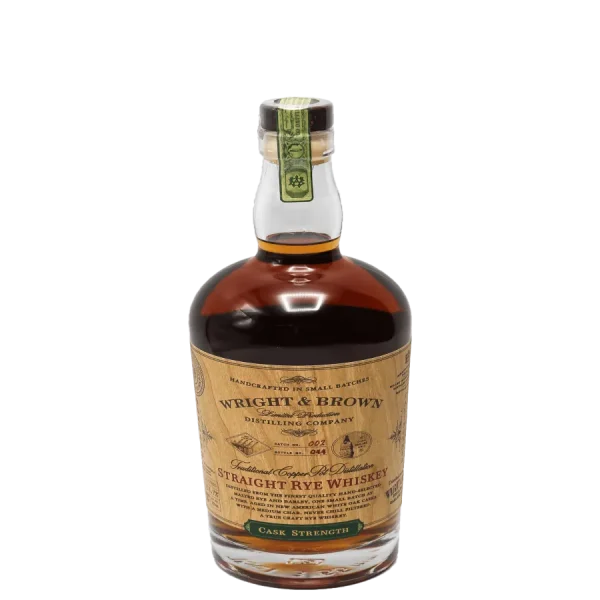 Wright & Brown Cask Strength Premium Straight Rye Whiskey 750ml wright brown cask strength pre 0 1753343755 - BOTTLEBARRN