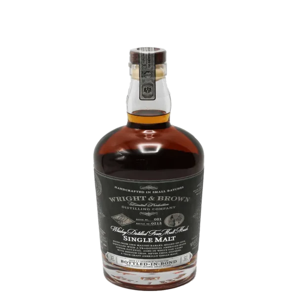 Wright & Brown Premium Single Malt Whiskey – Full Bottle wright brown premium single ma 0 1753343754 - BOTTLEBARRN